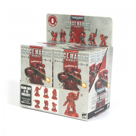 Warhammer 40.000 Space Marine Heroes Miniatures Blood Angels Collection 1 Display (8)